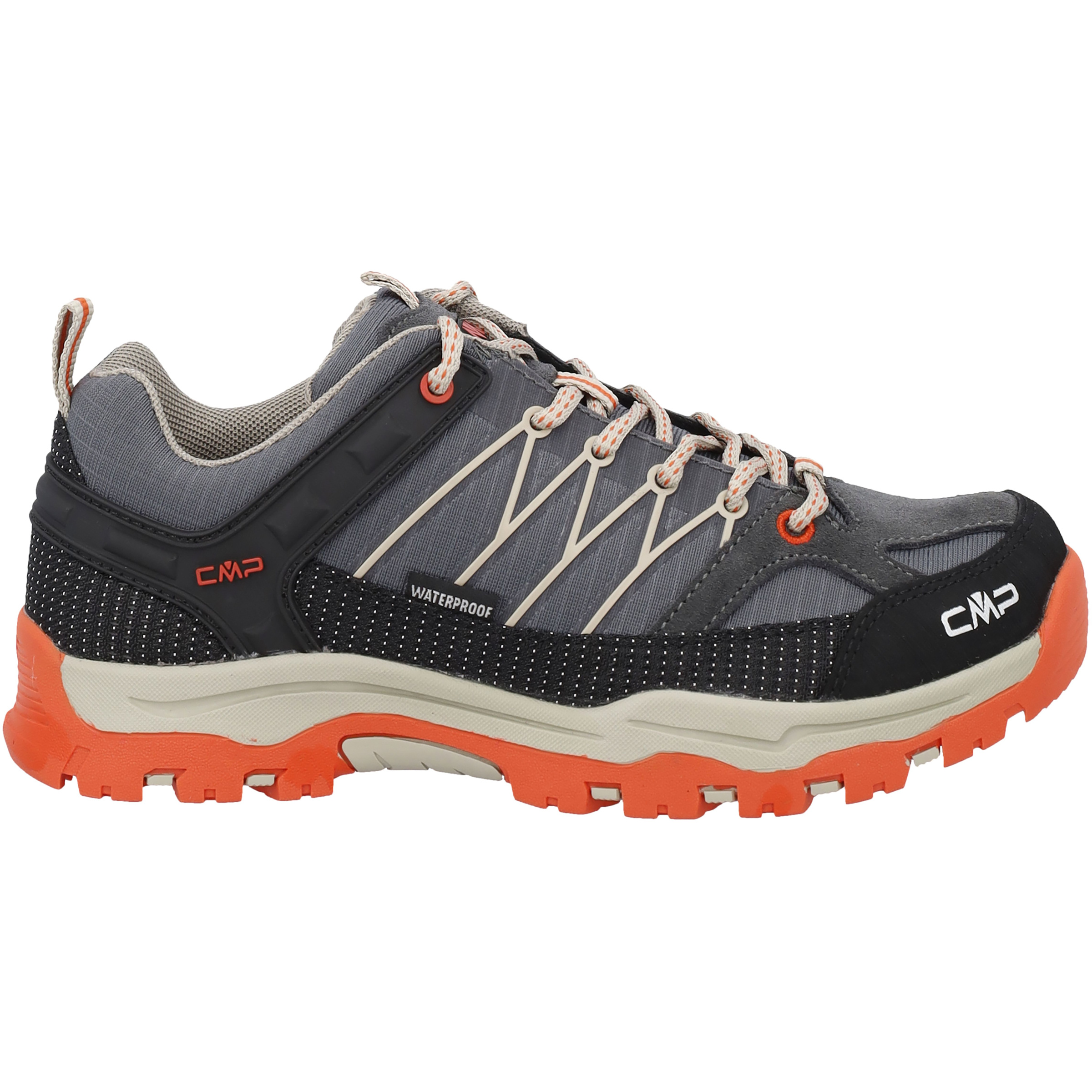 CMP Rigel Low WP Kinder Zustiegsschuhe grau Größe 38 Trekking