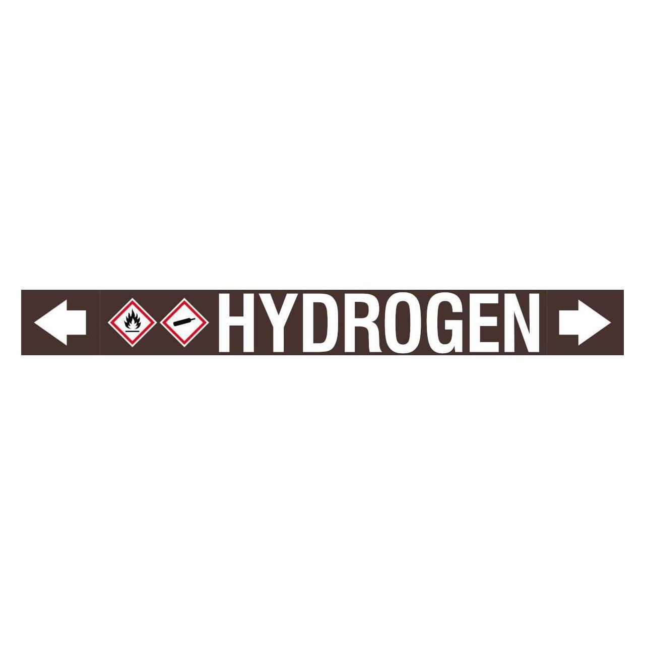 Brady ASME - Rohrmarkierer - Hydrogen (ASMEPM-100X920MM-HYDROGEN)