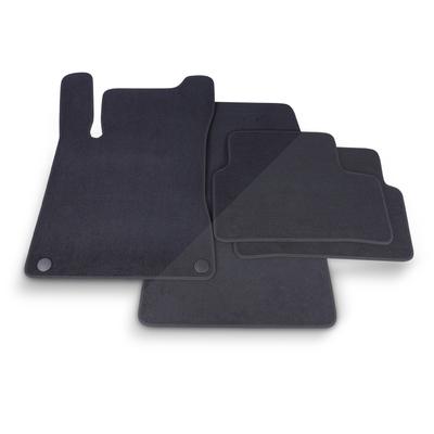 Thomatex Textil Fußmatten-Set Samtvelours Mercedes W177, schwarz [Hersteller-Nr. 260111] für Mercedes-Benz