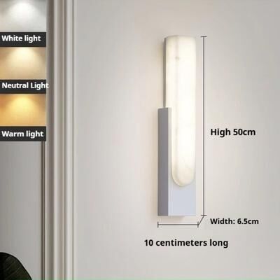 Friendly Fresh Finds Nordic Modern Wall Lamp LED Bedside Fixture For Stylish Bedroom Decor white warm Light