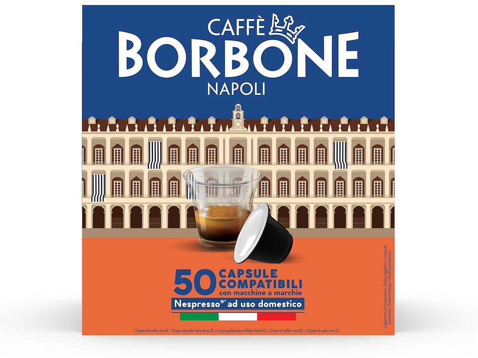 Capsule caffè Borbone REBDEKPALAZODEK50N Decaffeinato Nespresso 50pz