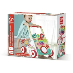 Hape My First Musical Walker Lauflernhilfe aus Holz mit Spieluhr und Aktivitäten