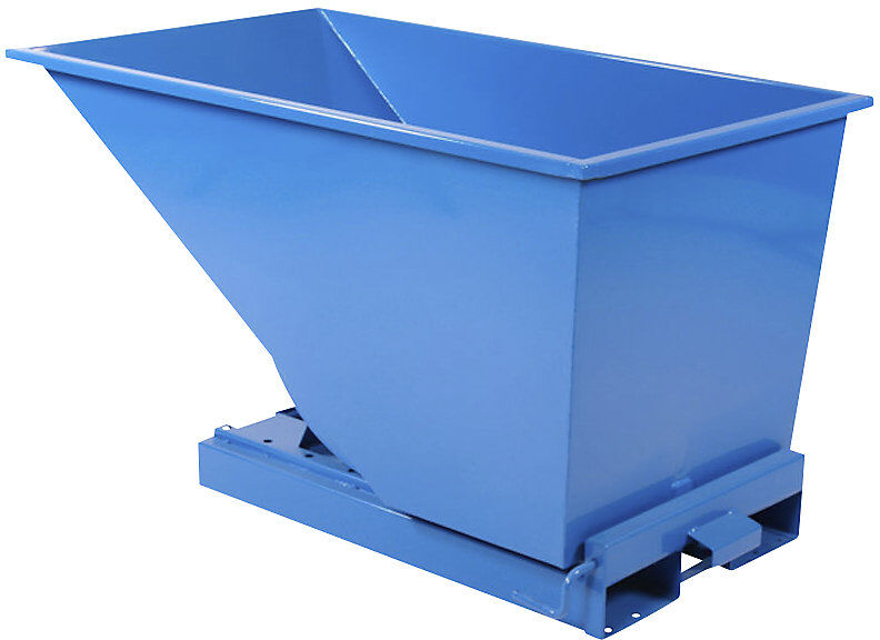 Kippbehälter, blau, Volumen 600 l eurokraft basic