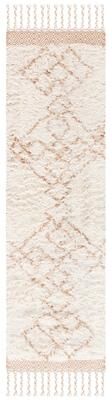 SAFAVIEH Handmade Casablanca Shag Timmy Tribal Wool Rug
