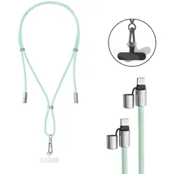 Intenso Handykette Charging Lanyard Ladekabel, grün