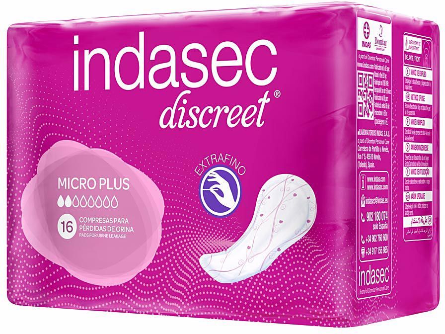 Indasec Dermoseda micro plus serviette d’incontinence