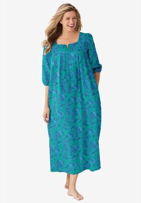 Plus Size Women's Print Lounger by Only Necessities in Waterfall Paisley (Size 1X)