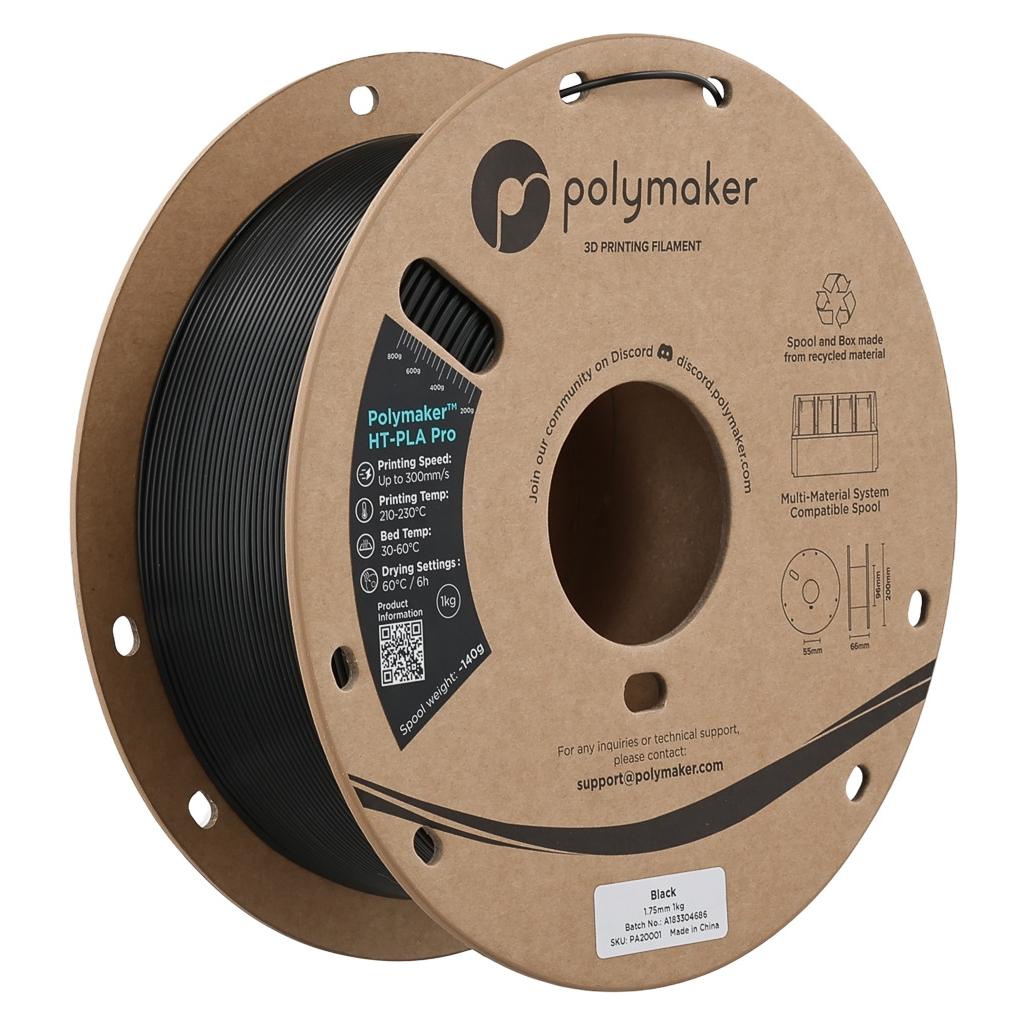 Polymaker HT-PLA-PRO BLACK 1kg (PLA, 1000 g) (PA20001)