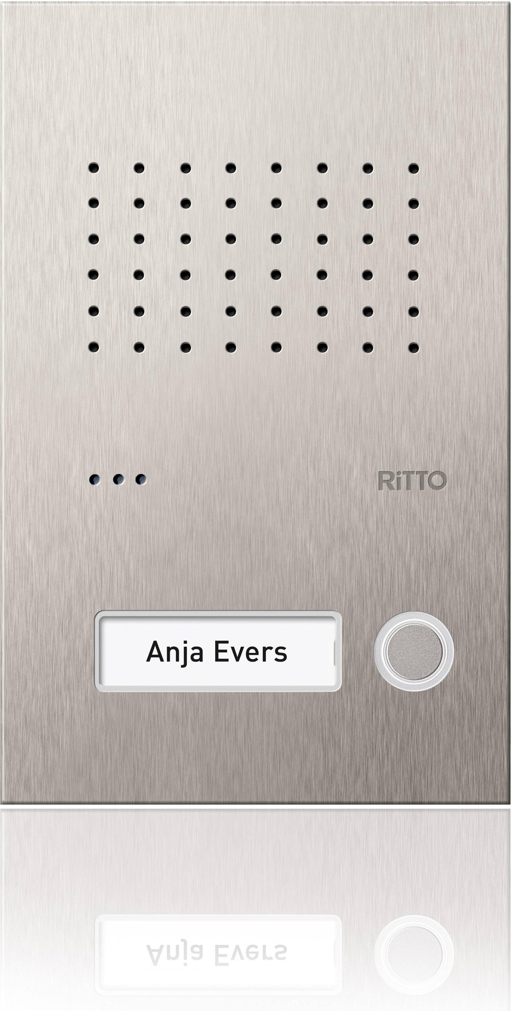 RITTO Acero Pur Edelstahl RGE1810125 Türstation 1WE
