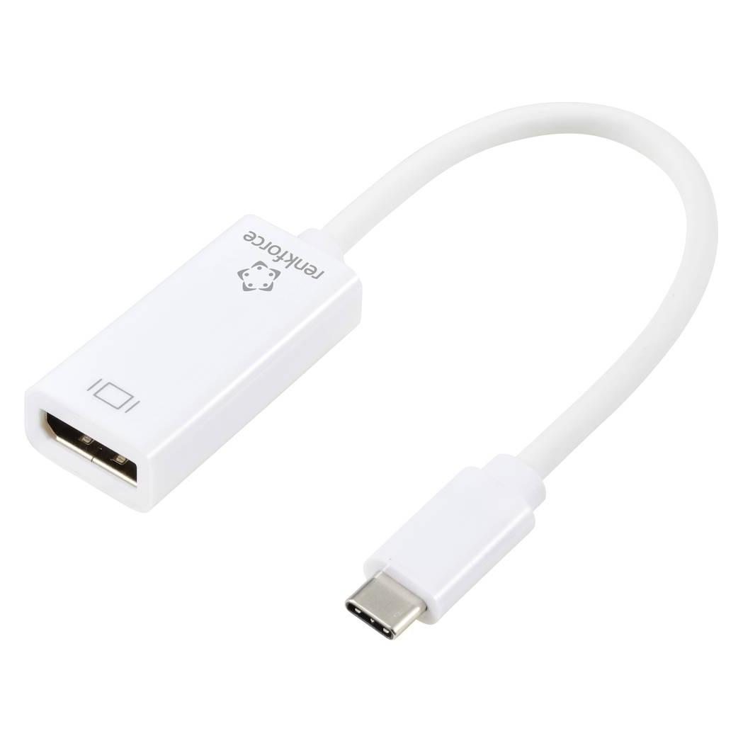 Renkforce USB-C, DisplayPort Adapter (1x USB-C Stecker - 1x DisplayPort Buchse (RF-6056894)