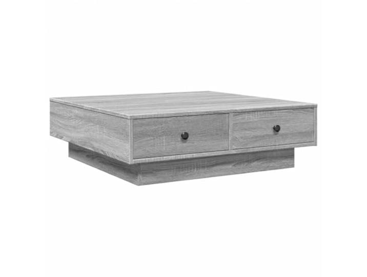 HKLGBVCR Couchtisch, grau, Sonoma, 90 x 90 x 28 cm, Verbundholz