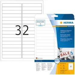 Herma 800er-Pack ablösbare Etiketten »4209« weiß