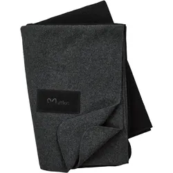 Mufflon Wolldecke, black-anthra