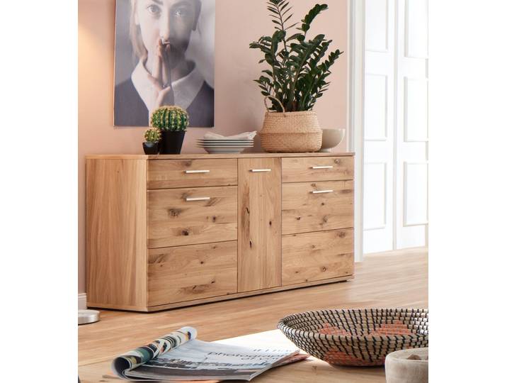 Sideboard Eiche bianco teilmassiv 150 cm Santa Fe
