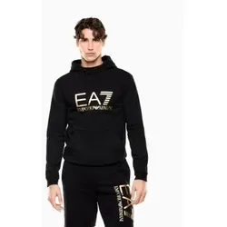 EA7 für Herren. 7M001413_AF22266 Core Identity Sweatshirt schwarz (XS), Lässig, Baumwolle
