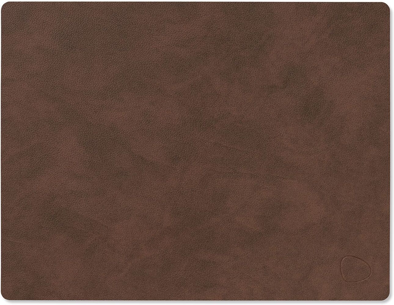 Lind DNA Tovaglietta Nupo Square Dark Brown 26,5x34,5 cm