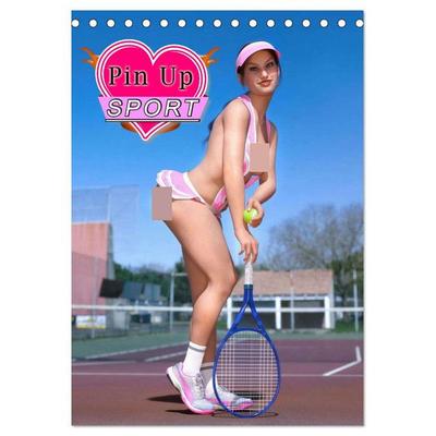 Pin Up Sport (Tischkalender 2026 DIN A5 hoch), CALVENDO Monatskalender