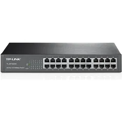 TP-Link Switch TL-SF1024D 24 Port (24 Ports), Netzwerk Switch, Grau