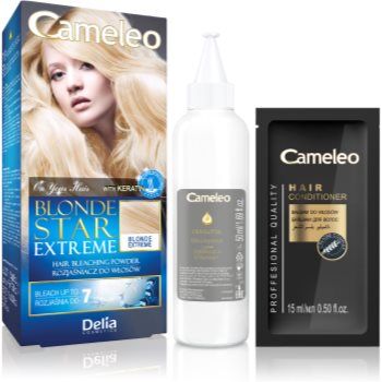 Delia Cosmetics Cameleo Blonde Star Extreme pó descolorante com queratina 25 g. Cameleo Blonde Star Extreme