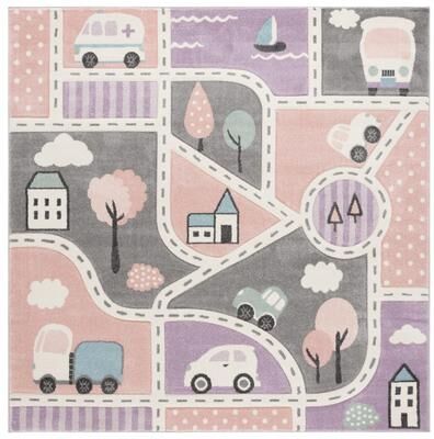 SAFAVIEH Carousel Kids Mihaila Neighborhood Rug