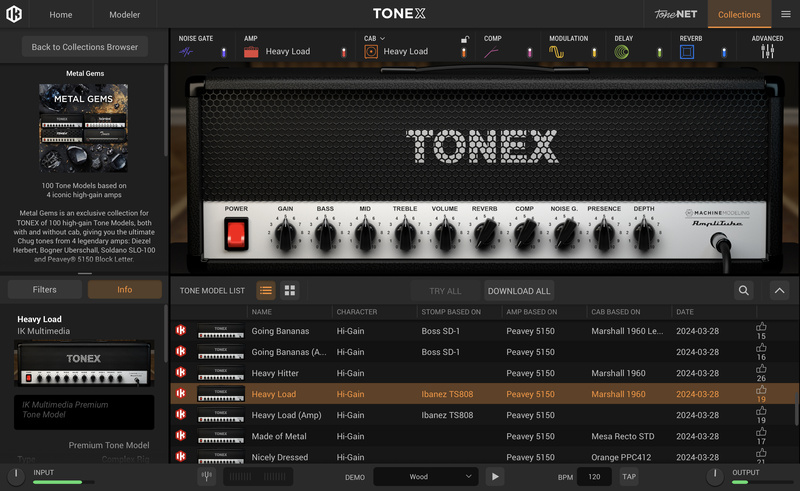 IK Multimedia TONEX Metal Gems