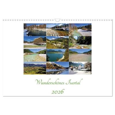 Wunderschönes Isartal 2026 (Wandkalender 2026 DIN A3 quer), CALVENDO Monatskalender