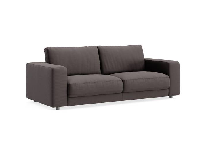 Gemütliches Sofa Ava Stoff mocca B 230 T 107 cm - Material: Bezug: 88% Polyester, 12% Polyacryl - Möbel Konfigurator: Traummöbel individuell