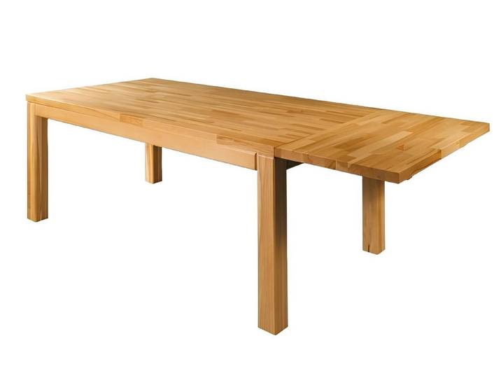Xlmoebel Esstisch Massiver Esstisch aus Eiche mit natürlichem Holzdesign (1-St., Esstisch), Hergestellt in Europa