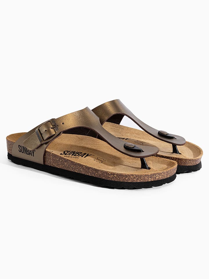Sunbay Zehentrenner "Camelia" in Gold - 40