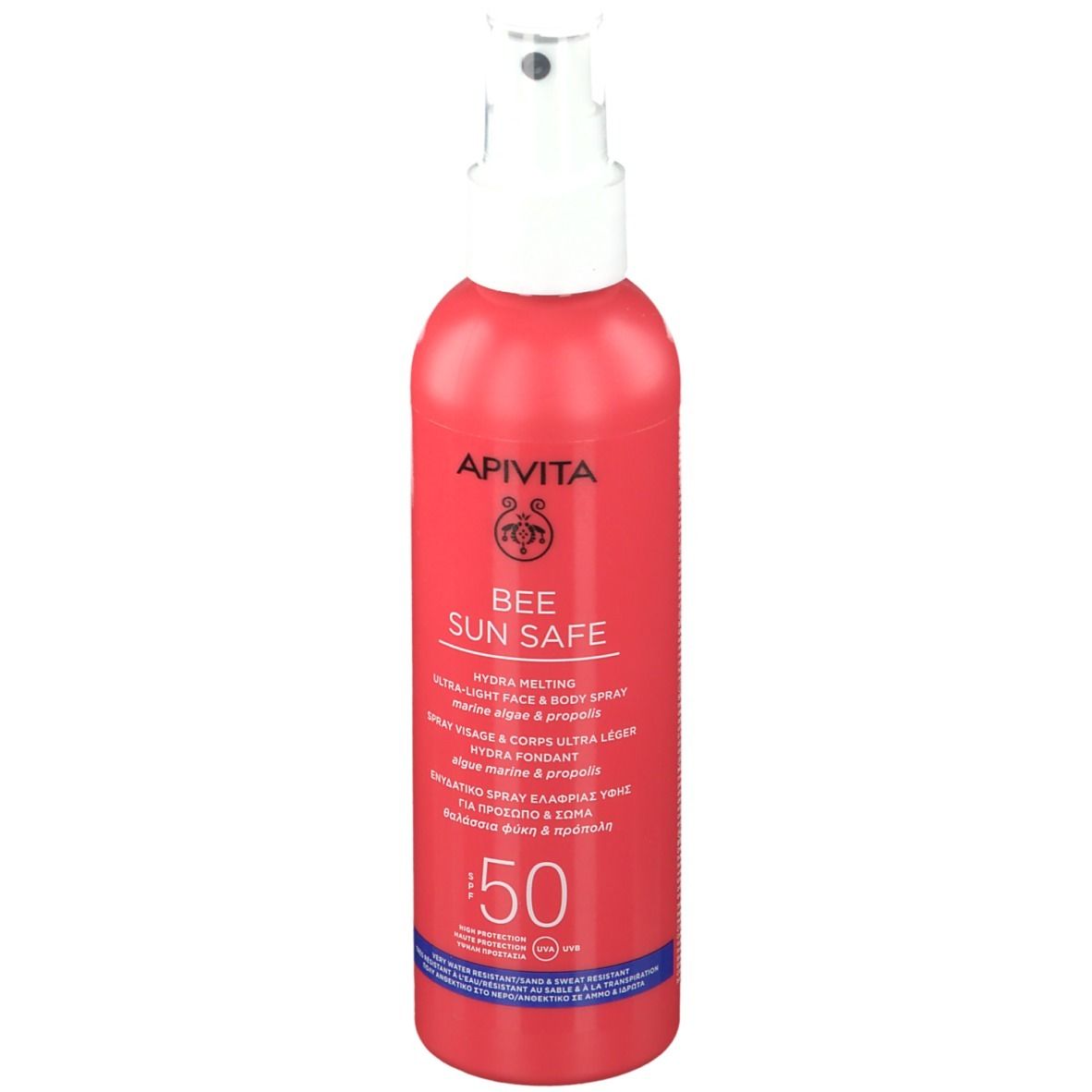 Apivita Bee Sun Safe Hydra Melting Ultra Light Face & Body Spray Marine Algae Propolis S 200 ml