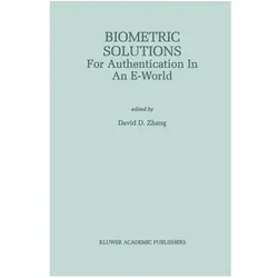 Biometric Solutions, Fachbücher von David D. Zhang