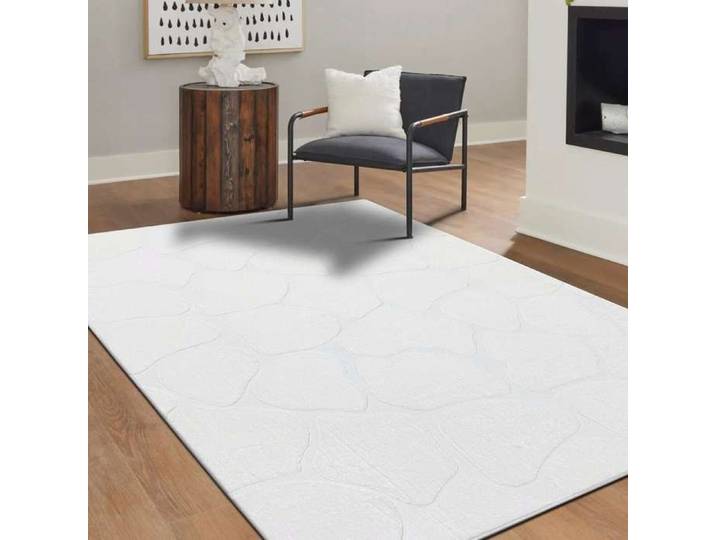 Tapis - THE DECO FACTORY - SEVENTY - 120x160 cm - Blanc - Synthétique - Moderne