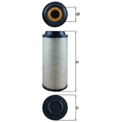 Luftfilter MAHLE LX 1687