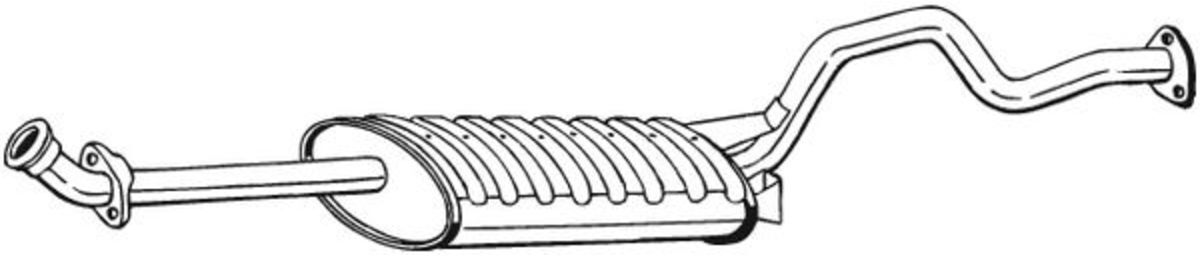 Endschalldämpfer BOSAL 282-891