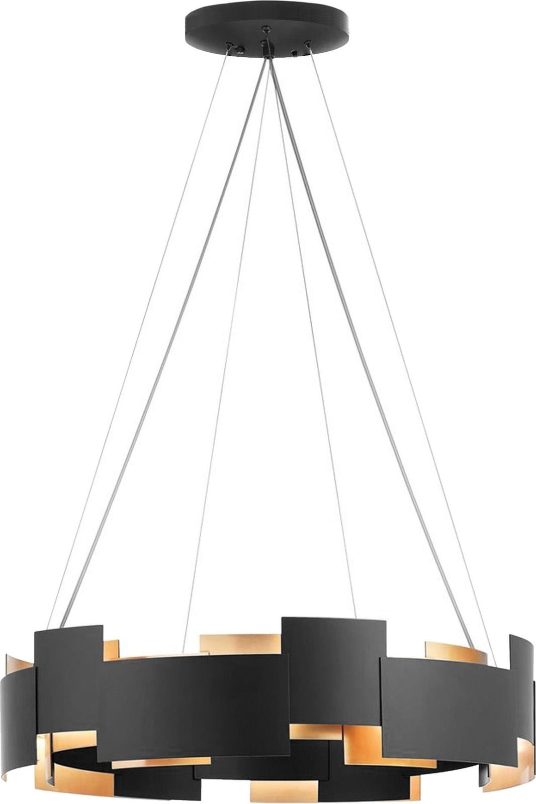 Toolight Hanglamp Black APP1561-6CP
