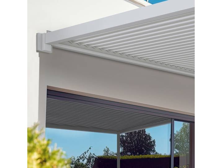 pergomondo Wandmontageset für Pergola mit Lamellendach 4 m,