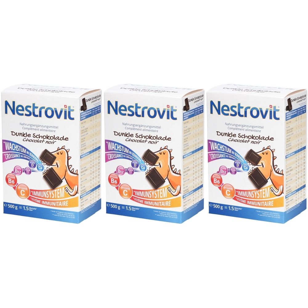 Nestrovit Dunkle Schokolade 500 gx3 3x500 g