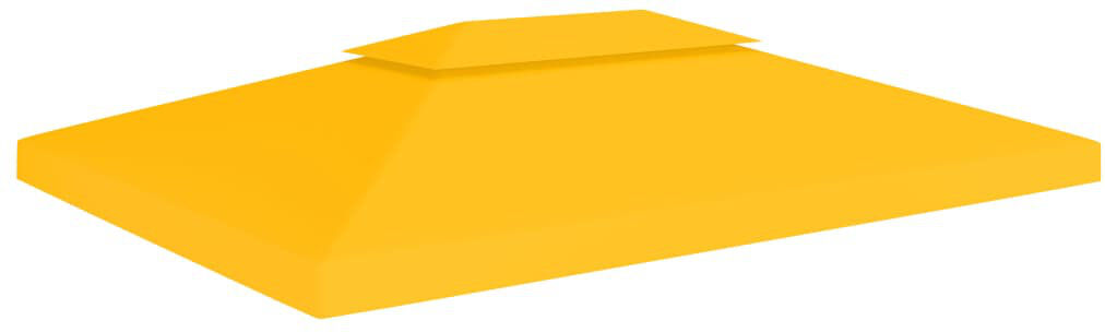 Centeio Dakota Fields Fabric Replacement Canopy for Gazebo Yellow 400cm W x 300cm D