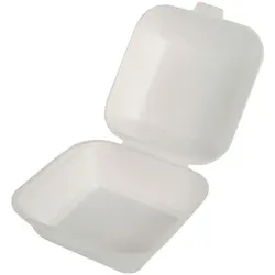 Papstar Einweg Hamburger-Boxen, 125 Stück weiß, 14.5x8x15.5 cm