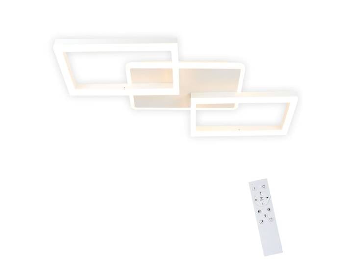 Plafonnier fer blanc 54x34x6.5cm led 48w