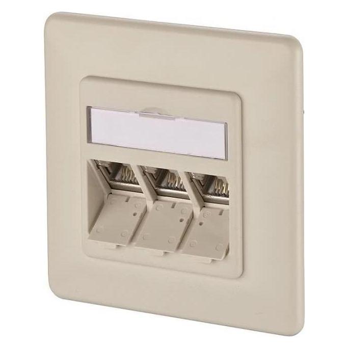 Metz Connect IT CONNECT E-DAT modul 3x8(8) UP - Anschlussdose, Unterputz (1309131001-E)