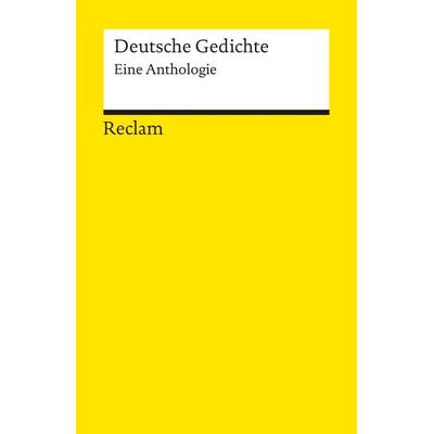 Deutsche Gedichte, Taschenbuch von Dietrich Bode, Reclam, Philipp