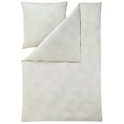 ESTELLA Mako-Jersey-Bettwäsche Pippa 155 x 220 cm Jersey Beige Ecru