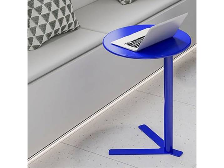 JIiopCFegh for Wohn- und Schlafzimmer: Stilvoller Beistelltisch mit V(H:56cm/22in,Blue)