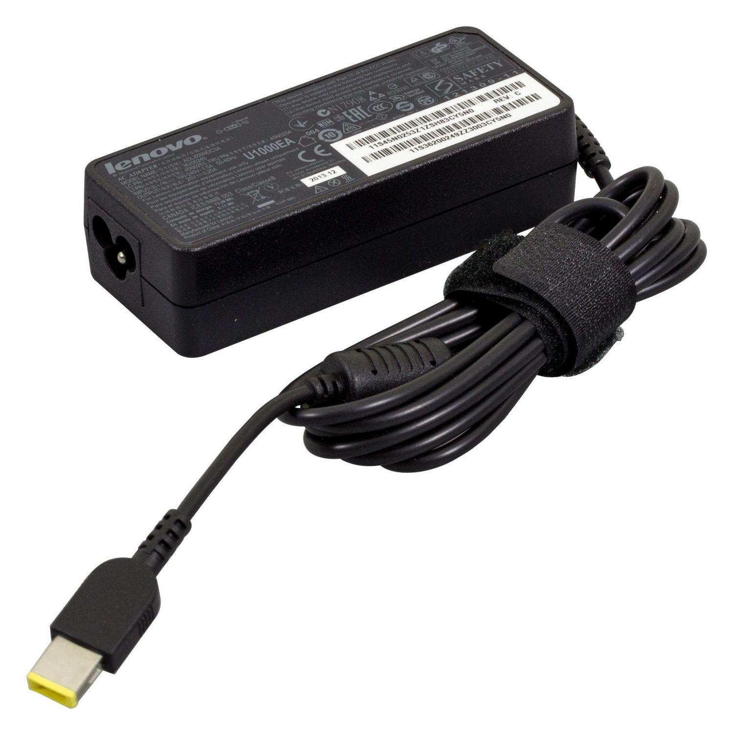 Lenovo ThinkPad 65W AC Innenraum 65W Schwarz Netzteil & Spannungsumwandler (65 W) (FRU45N0258)