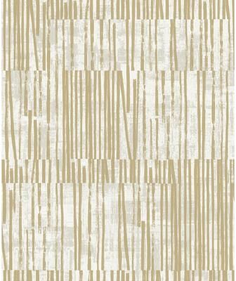 Seabrook Designs Serapha Lines Non-Woven Unpasted Wallpaper