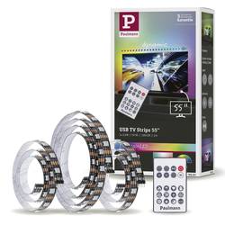 Paulmann TV Strips 55 Zoll 78880 LED-Streifen-Basisset mit USB-Anschluss 5 V 2 m RGB Package 1 Set
