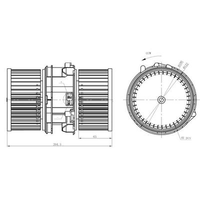 NRF Innenraumgebläse 34290 für RENAULT