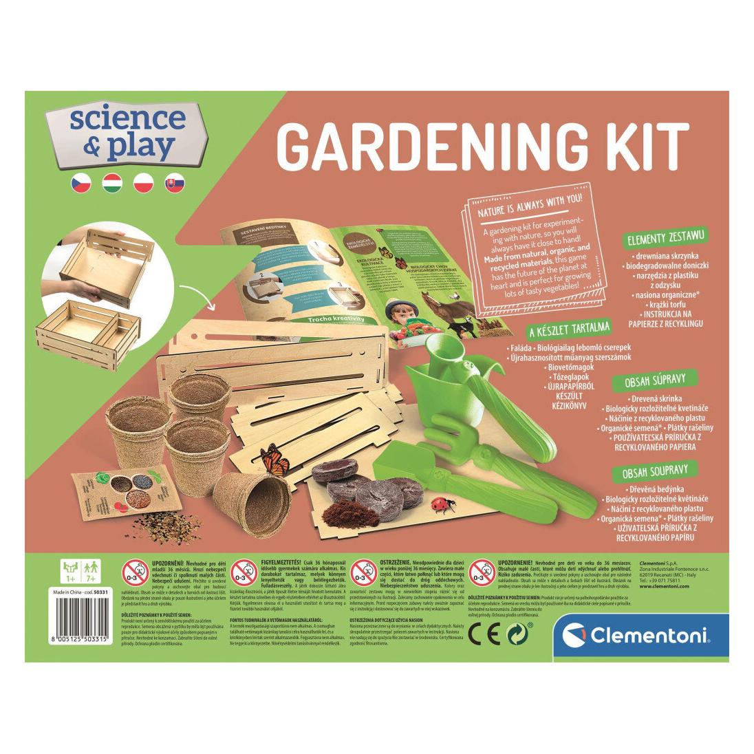 Clementoni Farbe Organic Gartenwissenschaftliches Set (50331)