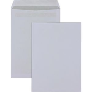Steinmetz Versandtaschen weiß, B4, ohne Fenster, selbstklebend, aus Papier, 250 Stück